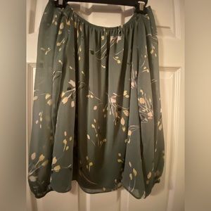 White House Black Market Off the Shoulder Blouse